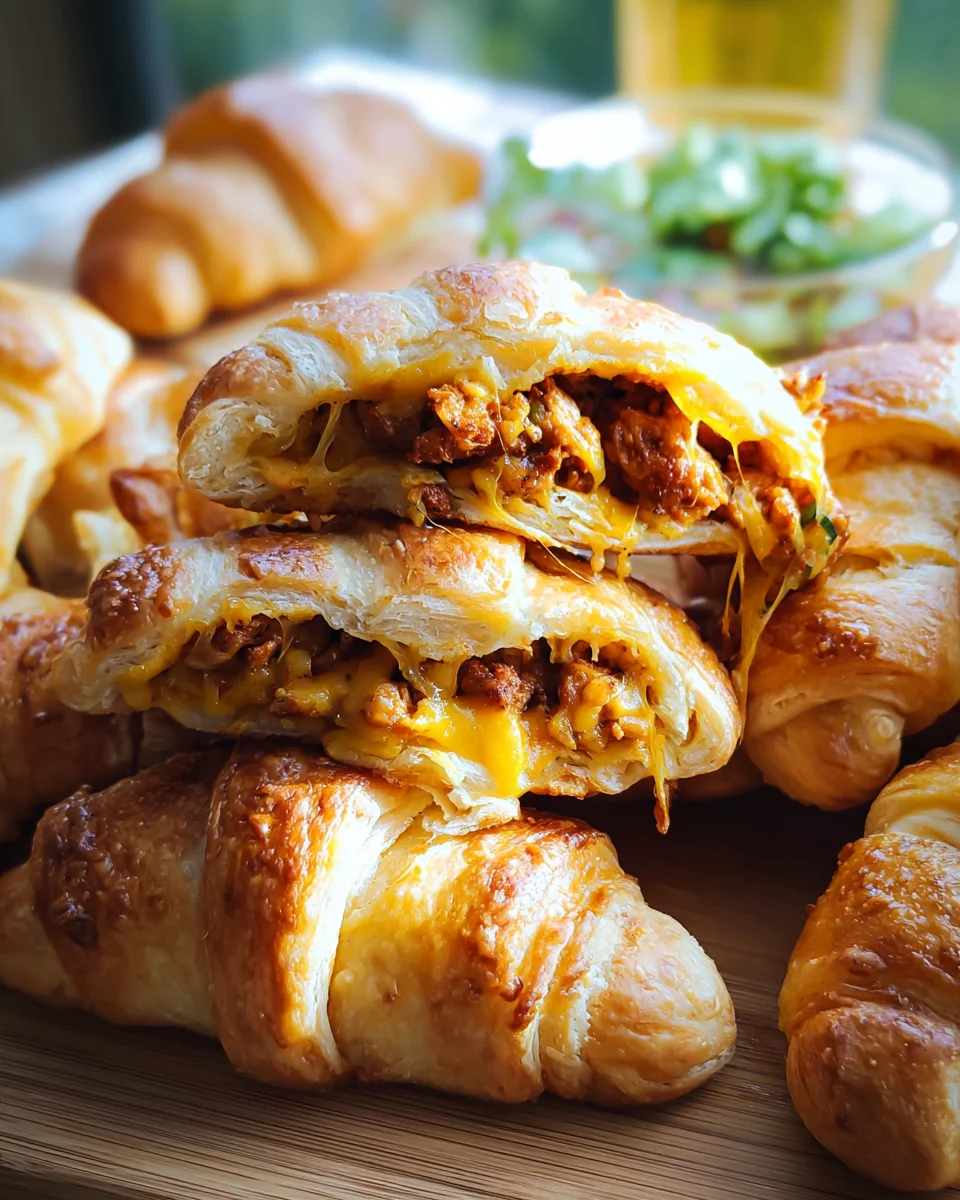 Easy Cheesy Chicken-Filled Crescents 30 Easy Cheesy Chicken-Filled Crescents