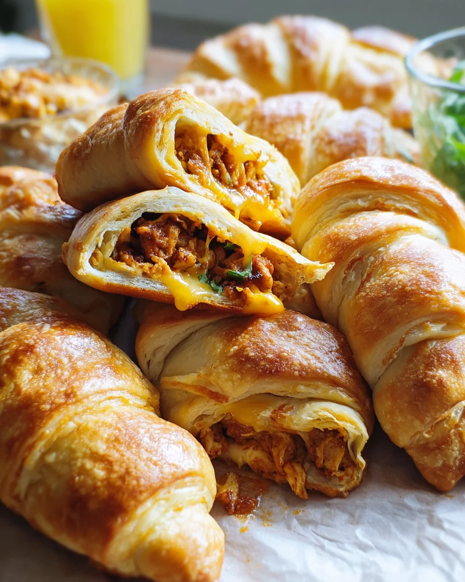 Easy Cheesy Chicken-Filled Crescents 25 Easy