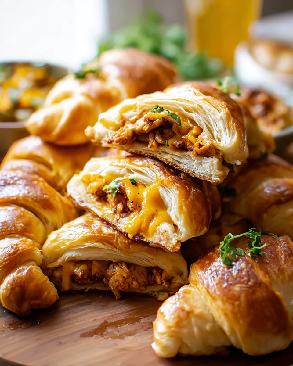 Easy Cheesy Chicken-Filled Crescents 26 Easy