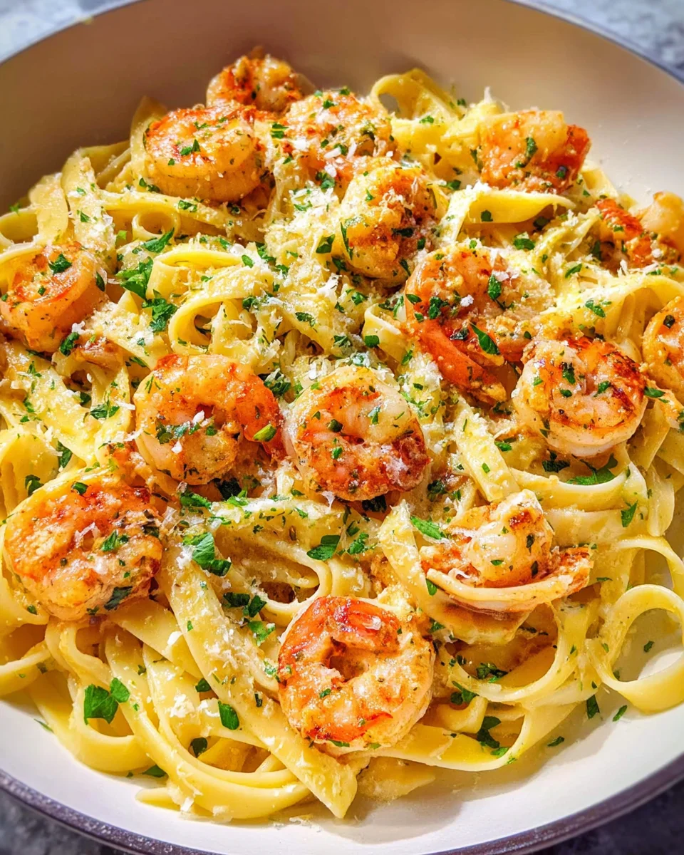 Garlic Butter Shrimp Pasta 19 Garlic