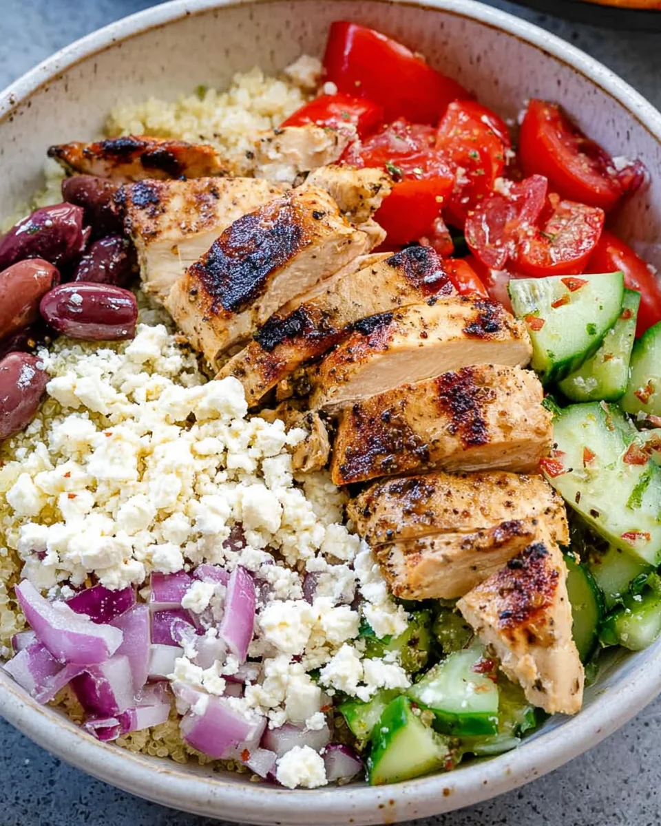 Greek Chicken Bowl 25 Greek Chicken Bowl