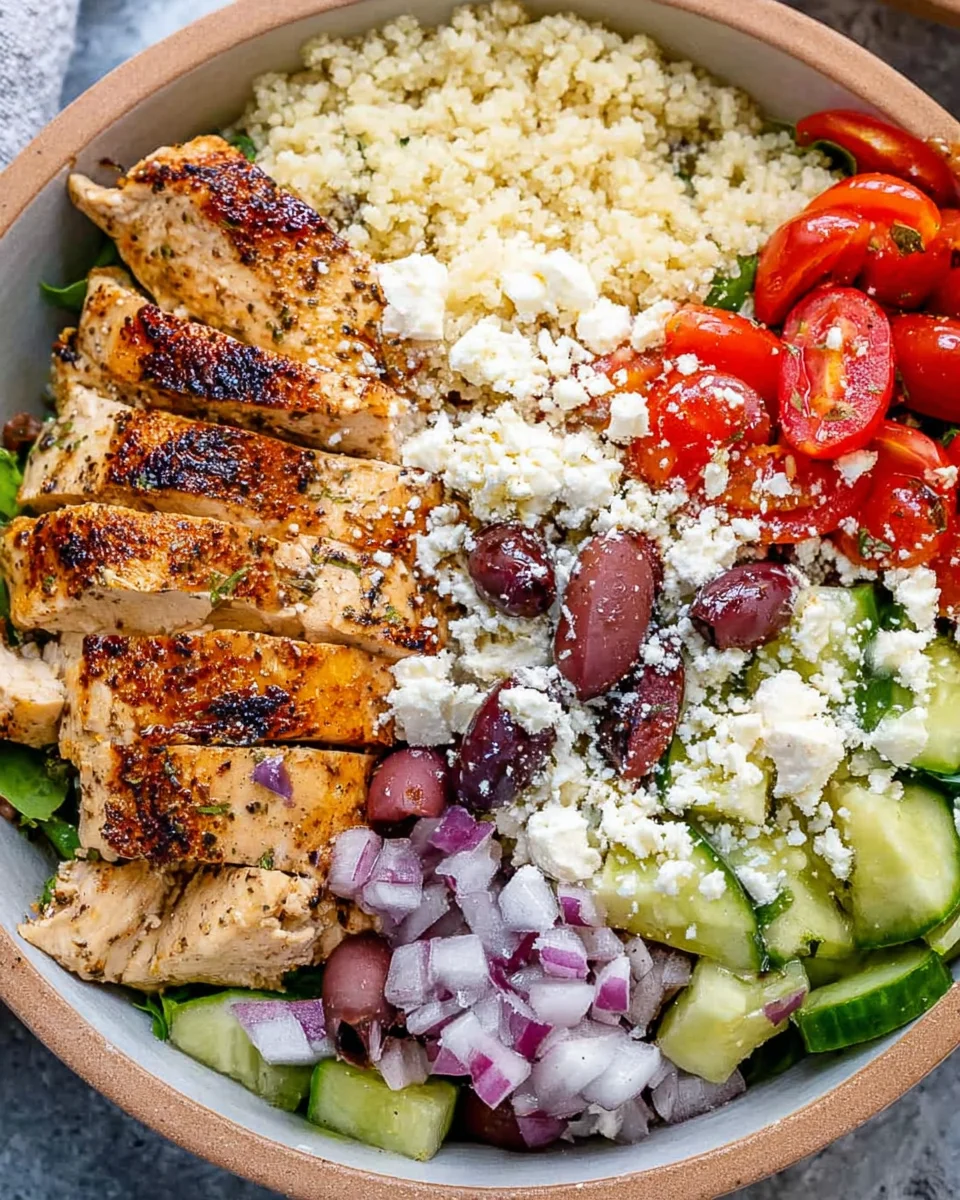 Greek Chicken Bowl 22 Greek