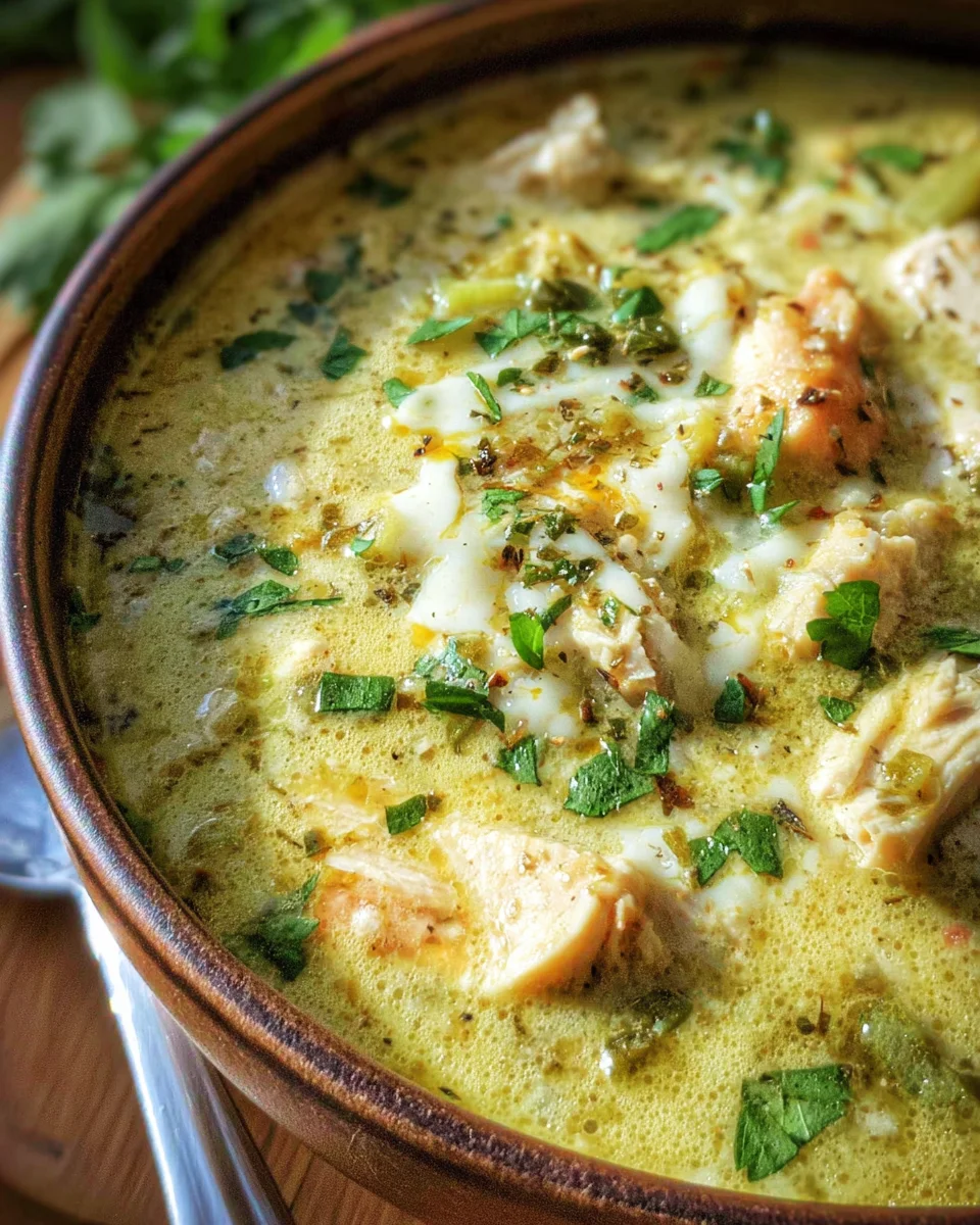 Green Chicken Enchilada Soup 8 Green Chicken Enchilada Soup