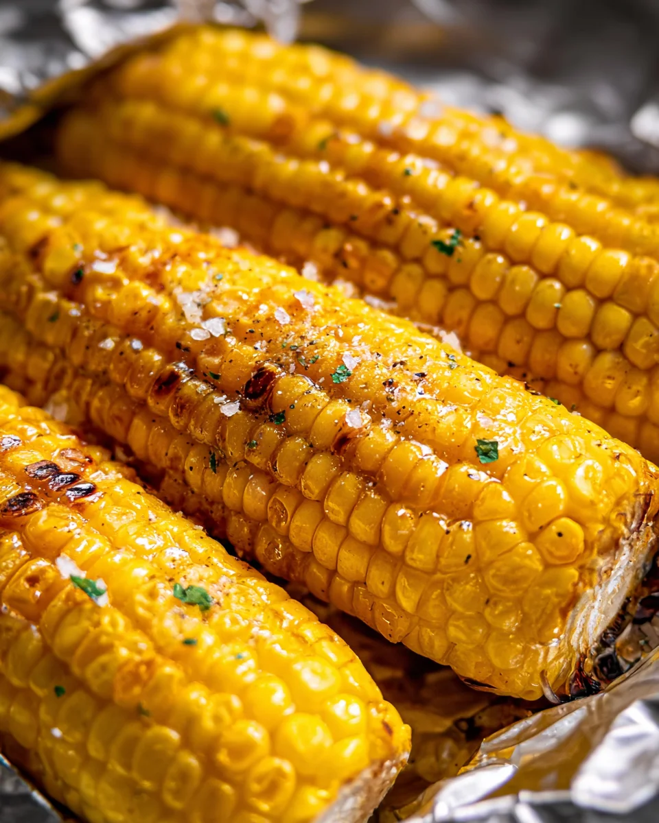 Grilled Corn on the Cob in Foil
