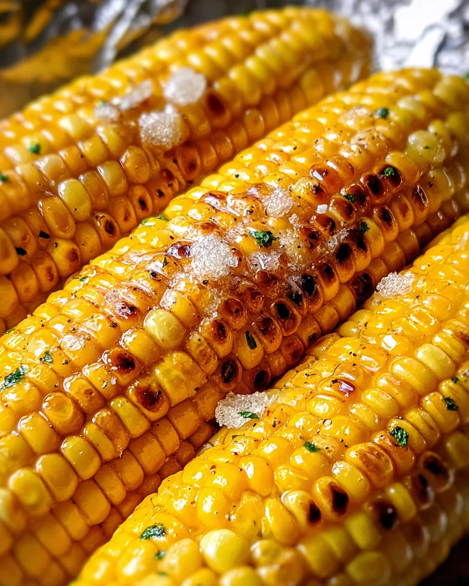 Grilled Corn on the Cob in Foil 16 Grilled