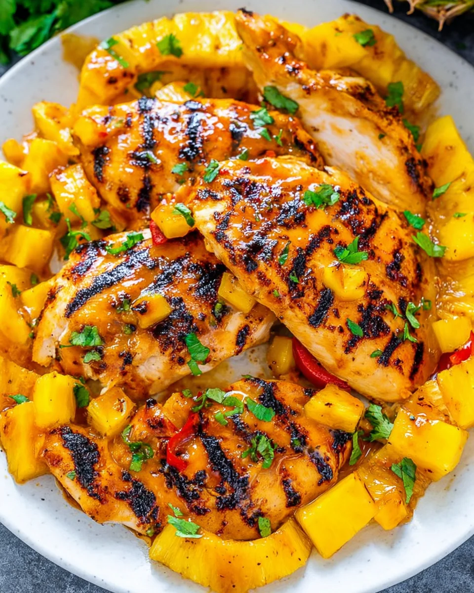 Grilled Mango Pineapple Chicken 25 Grilled Mango Pineapple Chicken