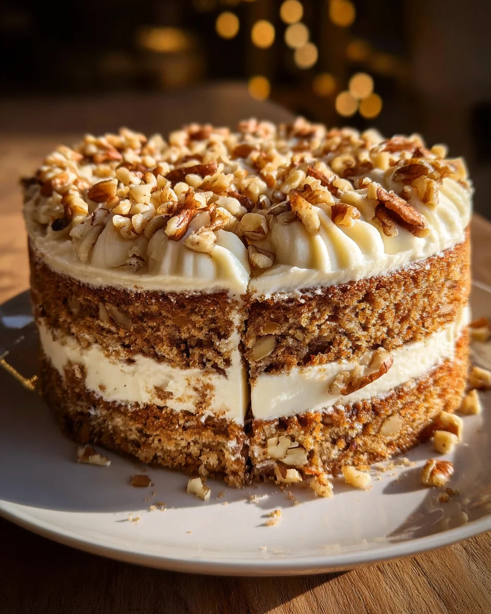 Heavenly Banana Walnut Cream Cake Recipe Made Easy