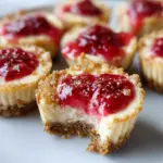 High Protein Healthy Strawberry Cheesecake Bites