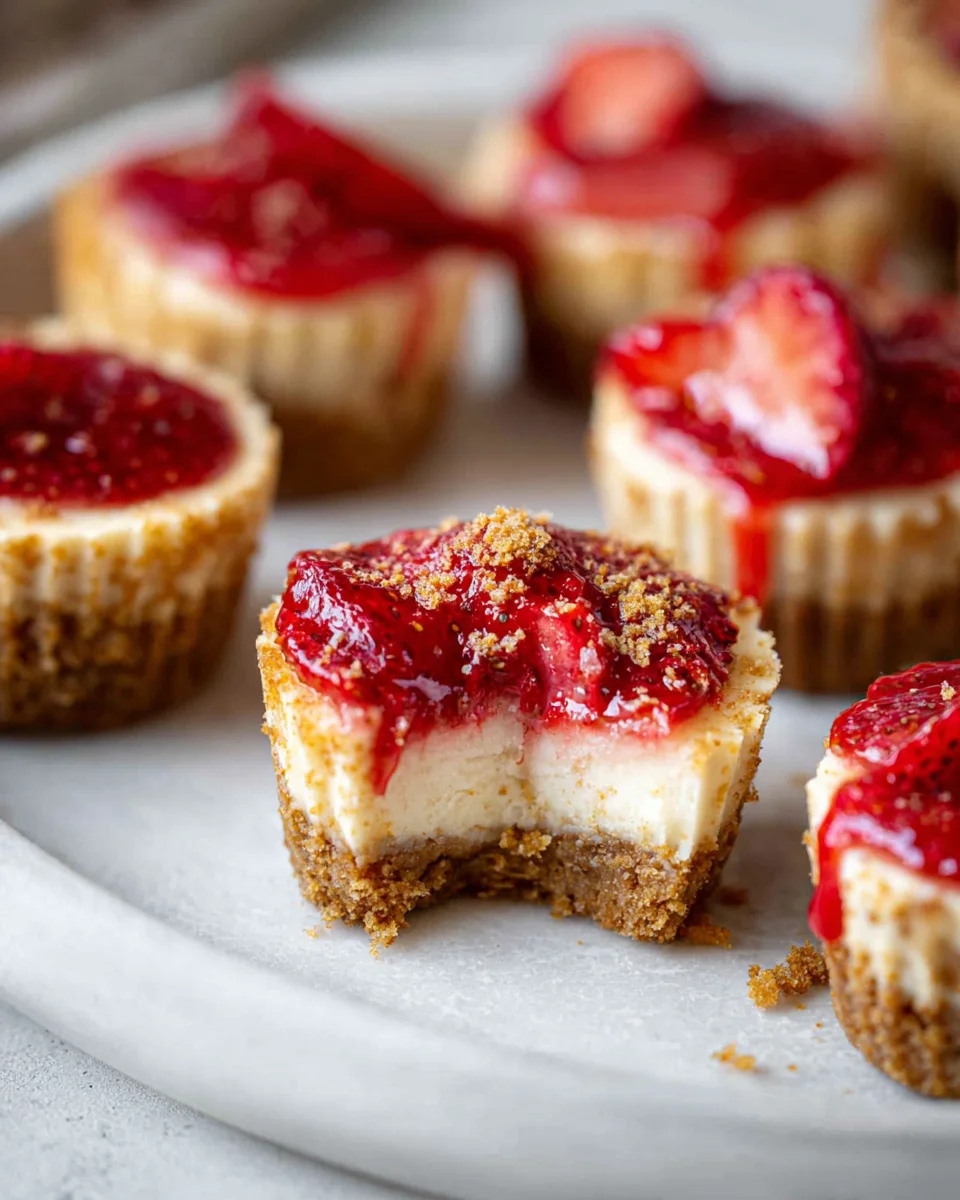 High Protein Healthy Strawberry Cheesecake Bites 21 High