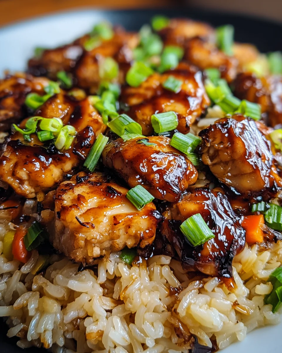 Honey BBQ Chicken Rice 27 Honey BBQ Chicken Rice