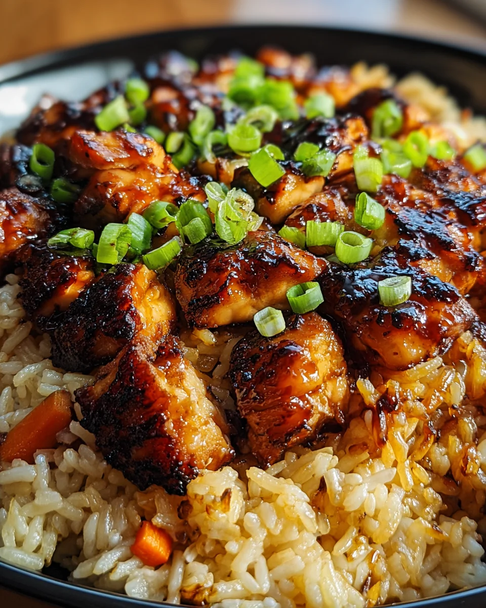 Honey BBQ Chicken Rice 22 Honey