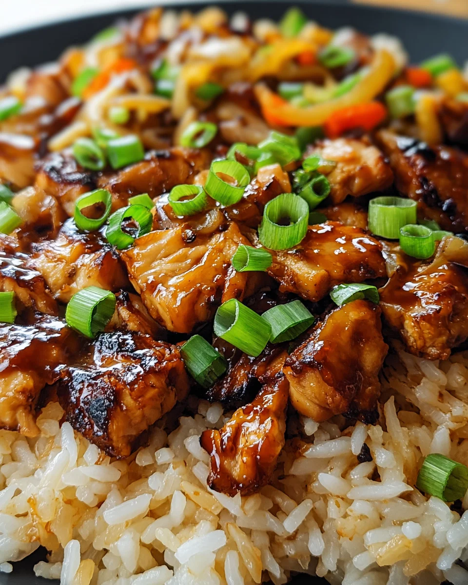 Honey BBQ Chicken Rice 23 Honey