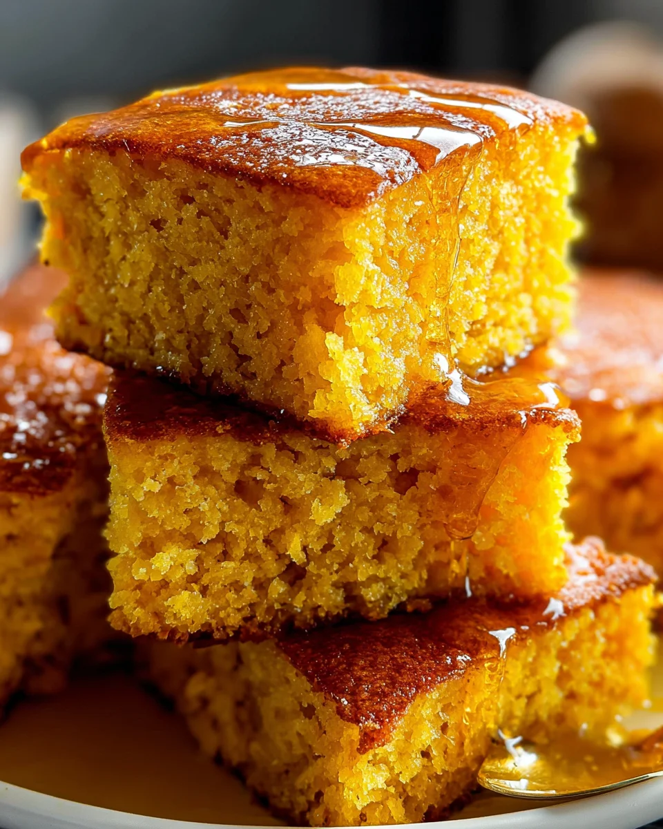 Honey Butter Sweet Potato Cornbread 27 Honey