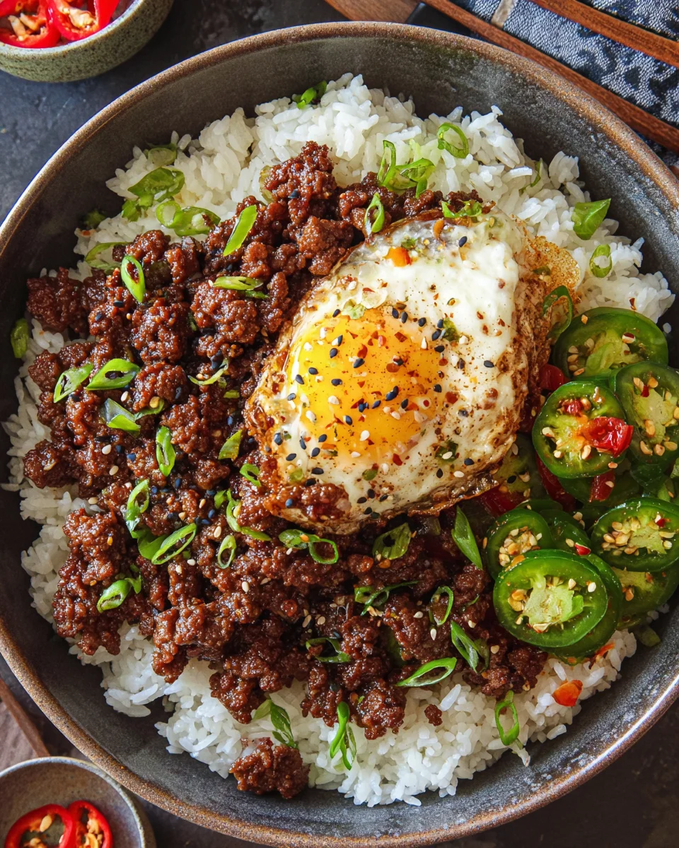Korean Ground Beef Bowl (25-Minutes) 18 Korean