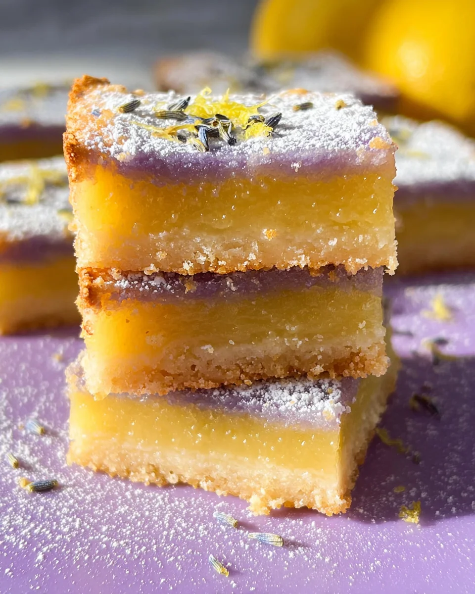 Lavender Lemon Bars 26 Lavender Lemon Bars