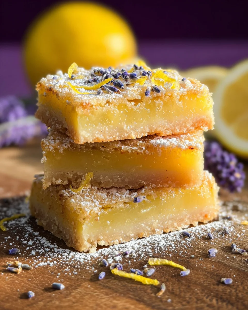 Lavender Lemon Bars 19 Lavender