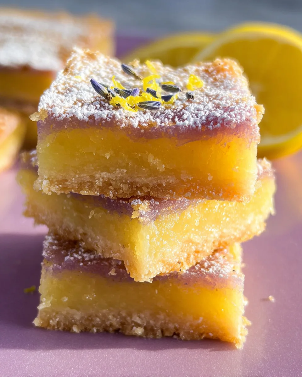 Lavender Lemon Bars 20 Lavender