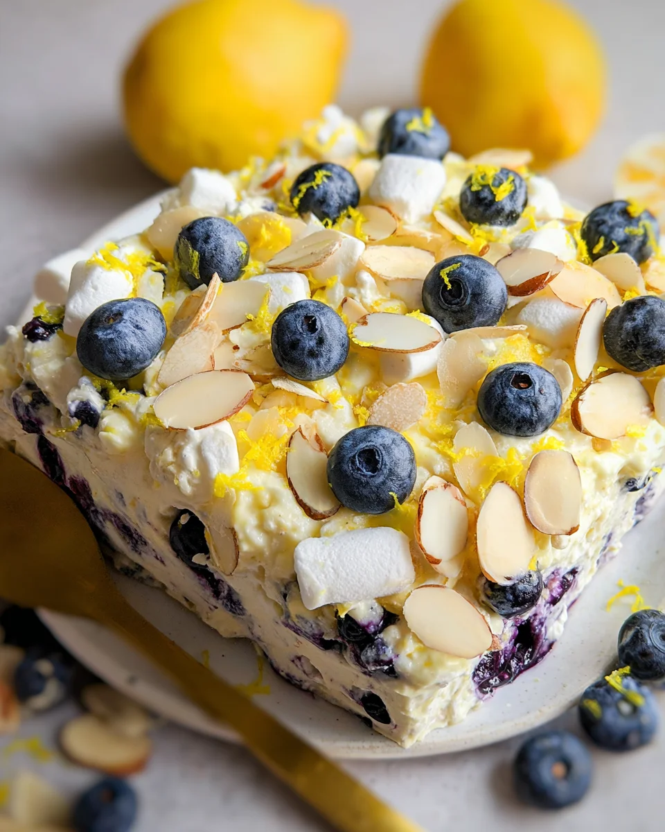 Lemon Blueberry Fluff 21 Lemon Blueberry Fluff