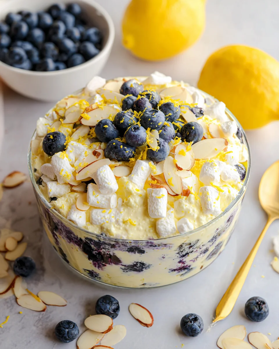 Lemon Blueberry Fluff 17 Lemon