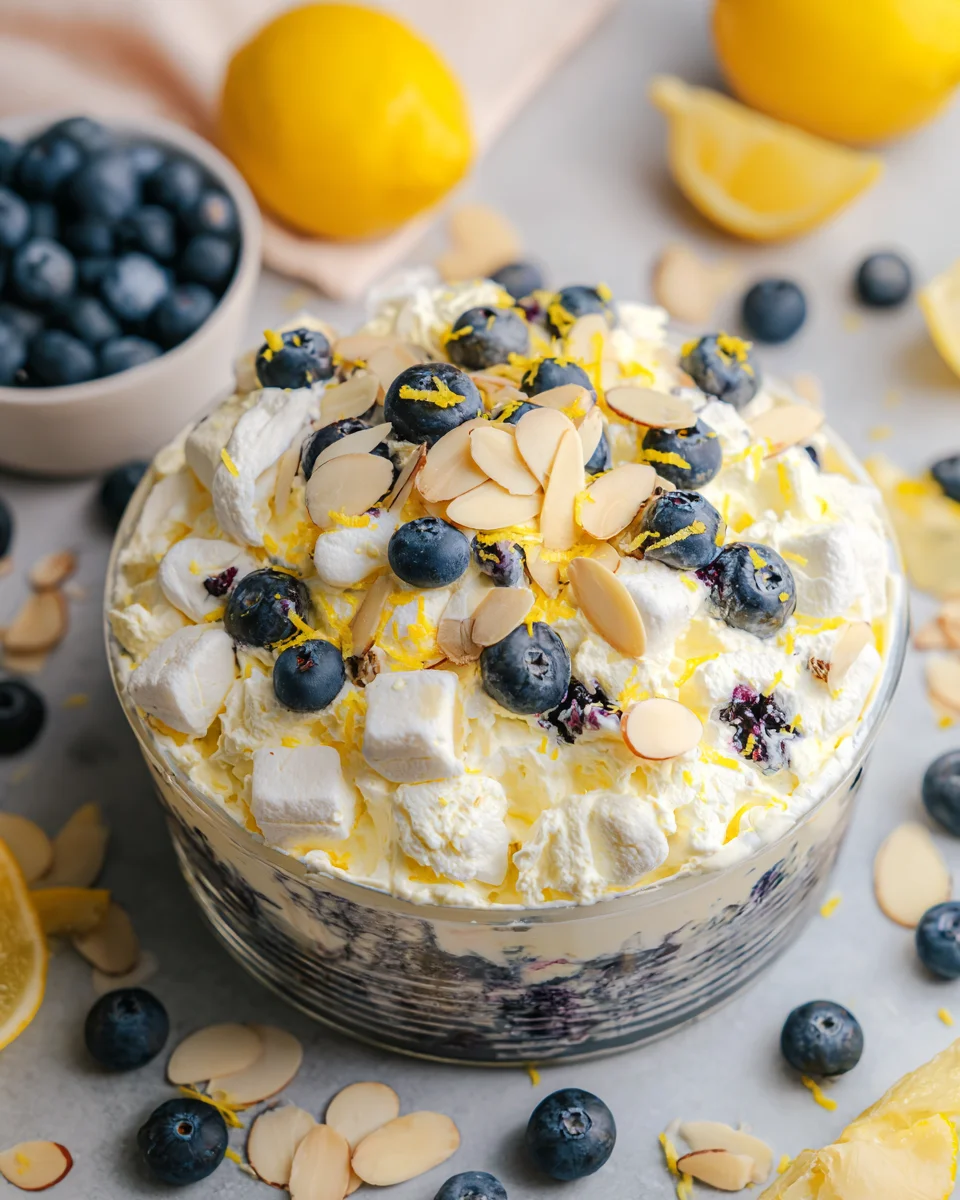 Lemon Blueberry Fluff 18 Lemon