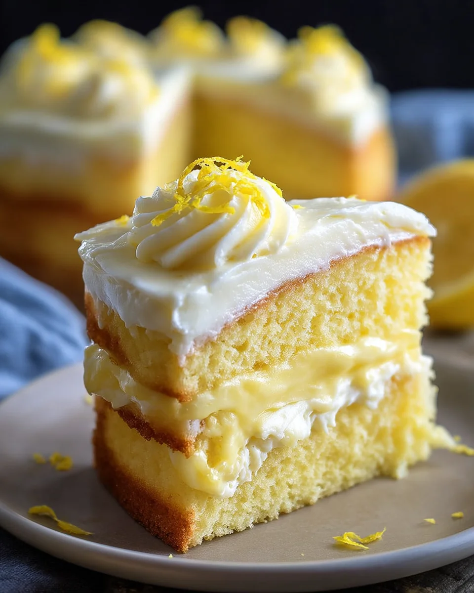 Lemon Velvet Cake with Lemon Cream Cheese Frosting 29 Lemon Velvet Cake with Lemon Cream Cheese Frosting