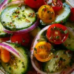 Marinated Cucumbers, Onions, and Tomatoes 20 Marinated Cucumbers, Onions, and Tomatoes