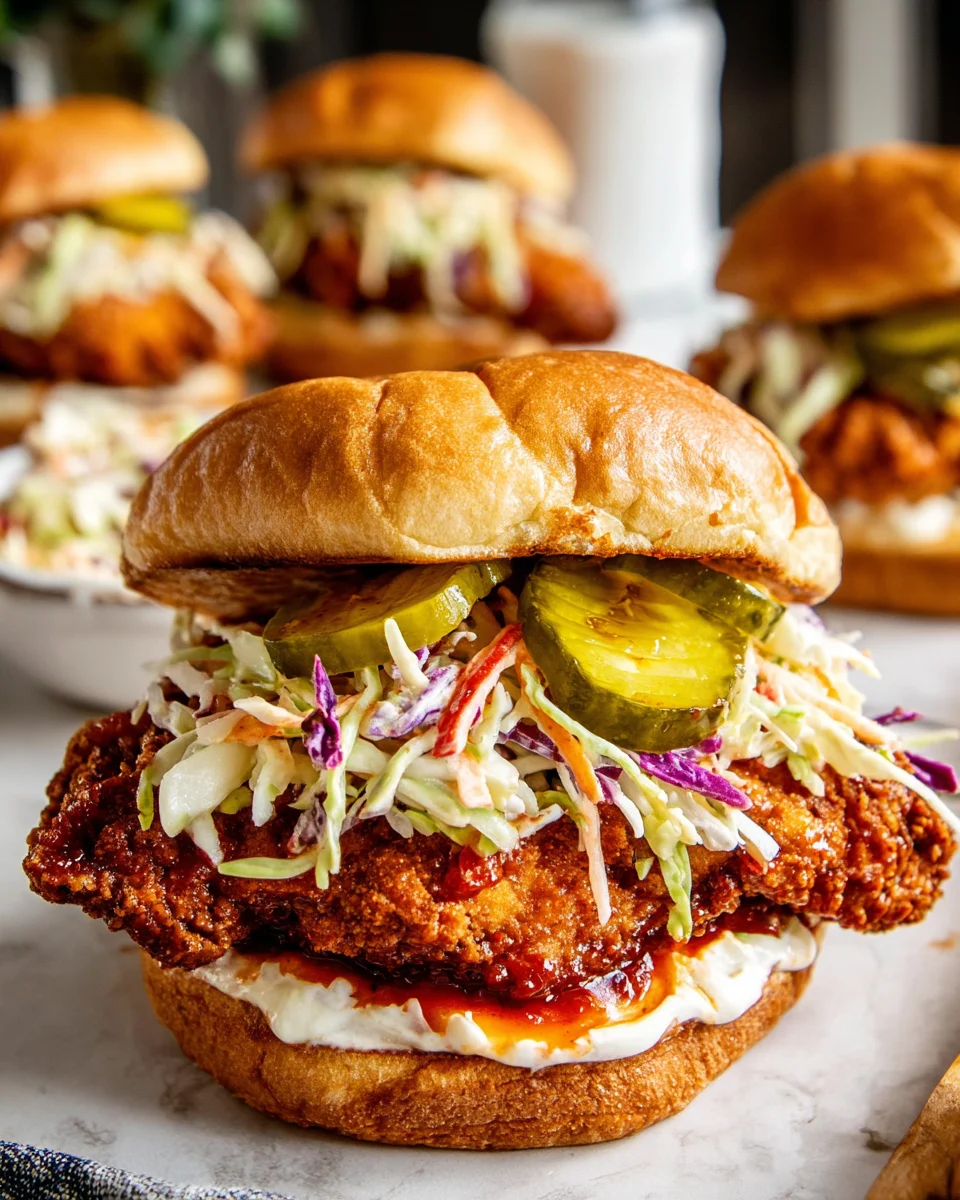 Nashville Hot Chicken Sandwiches 26 Nashville