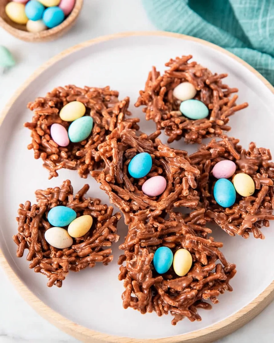 No-Bake Chocolate Bird Nests 15 No-Bake