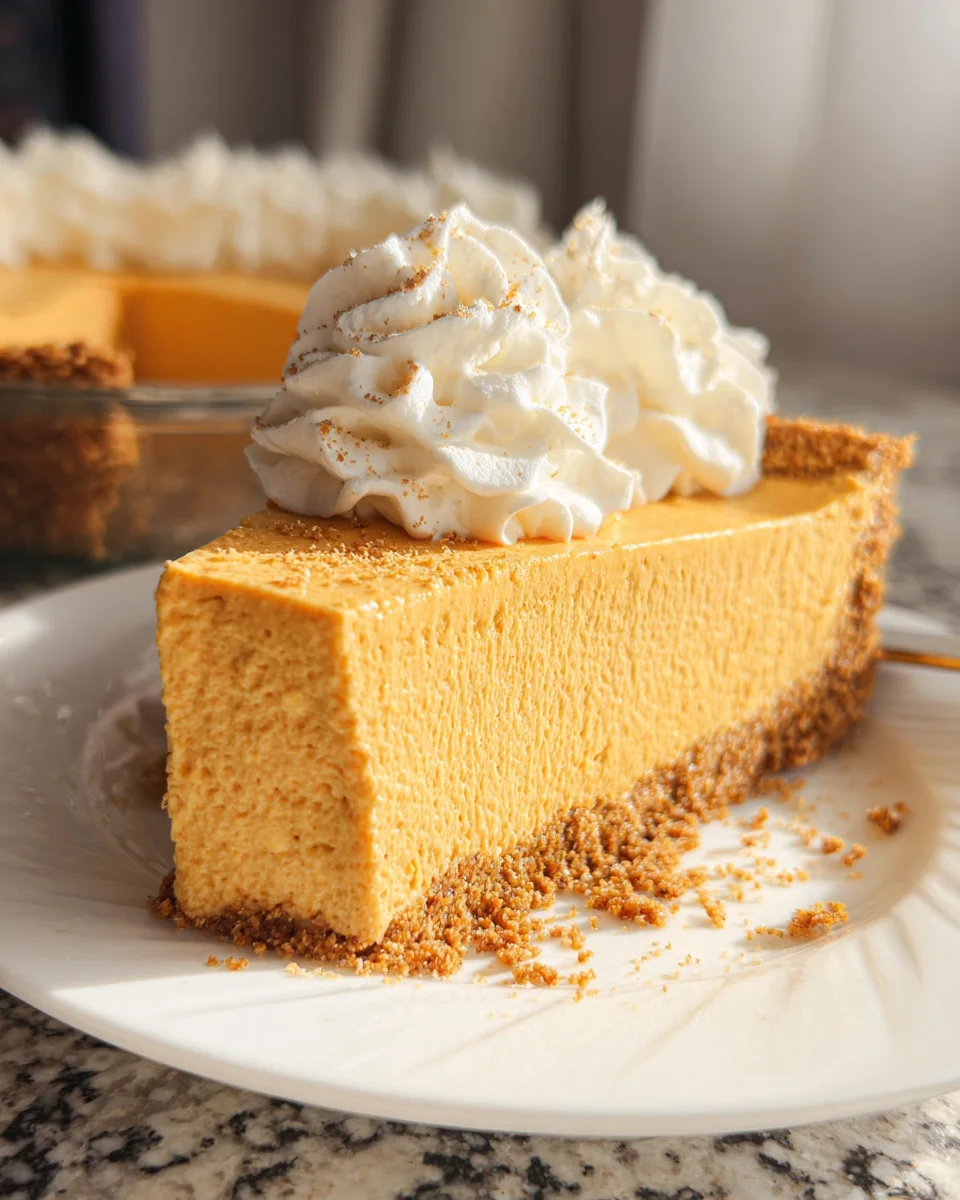 No Bake Marshmallow Pumpkin Pie 19 No