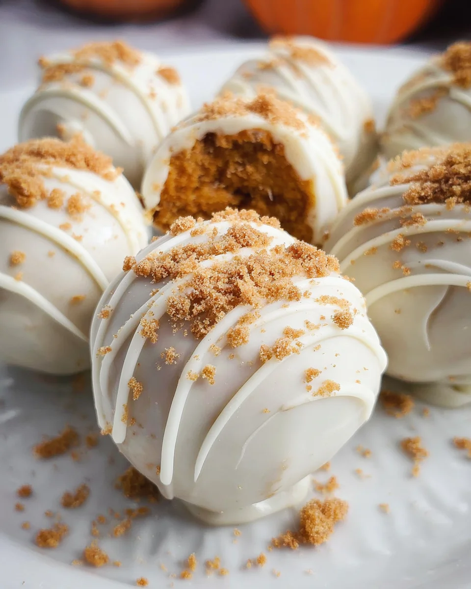 No Bake Pumpkin Balls 32 No Bake Pumpkin Balls
