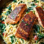 One Skillet Salmon with Lemon Orzo 31 One Skillet Salmon with Lemon Orzo