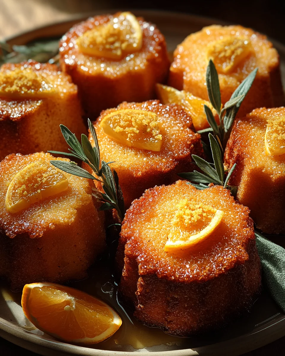 Orange Ginger Honey Cakes 25 Orange