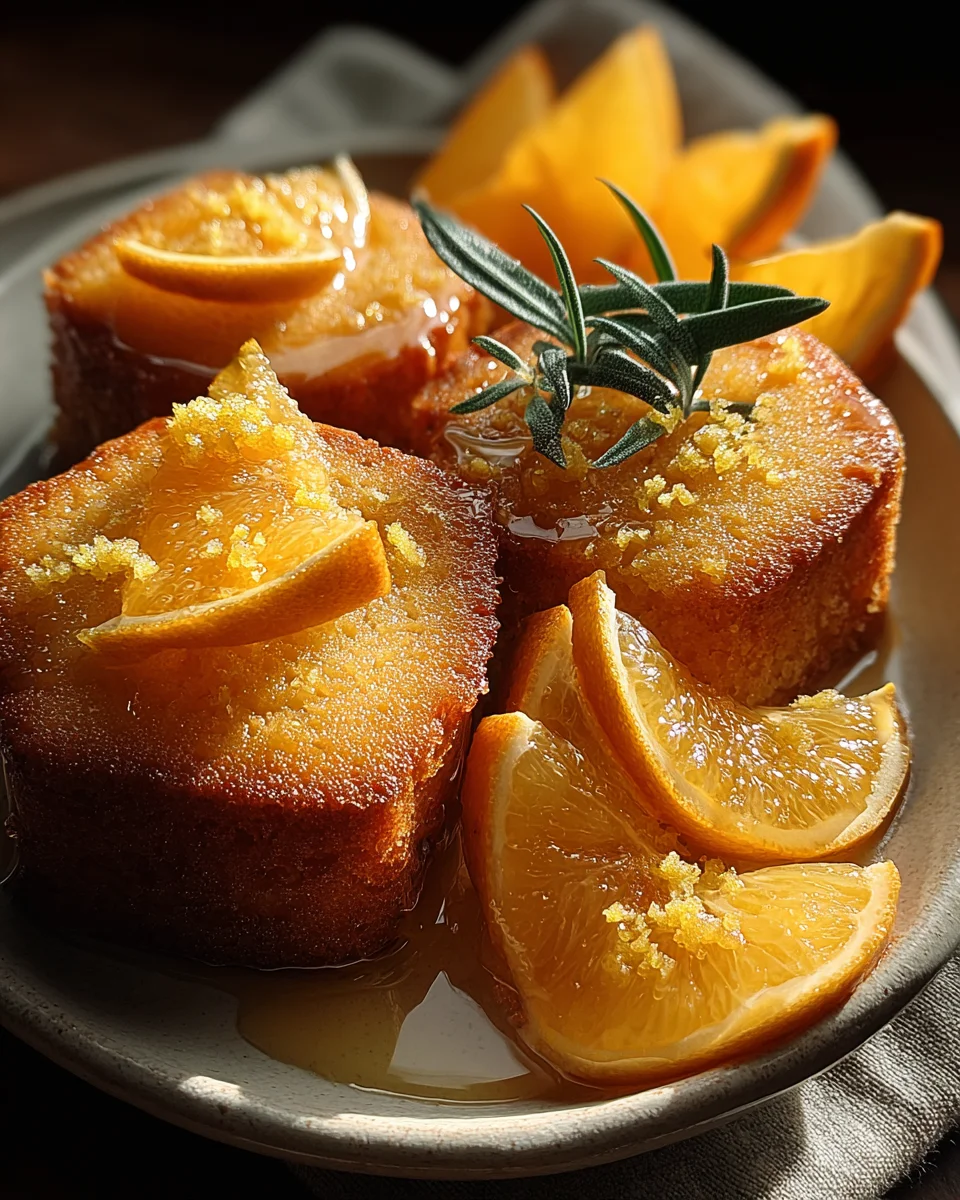 Orange Ginger Honey Cakes 26 Orange