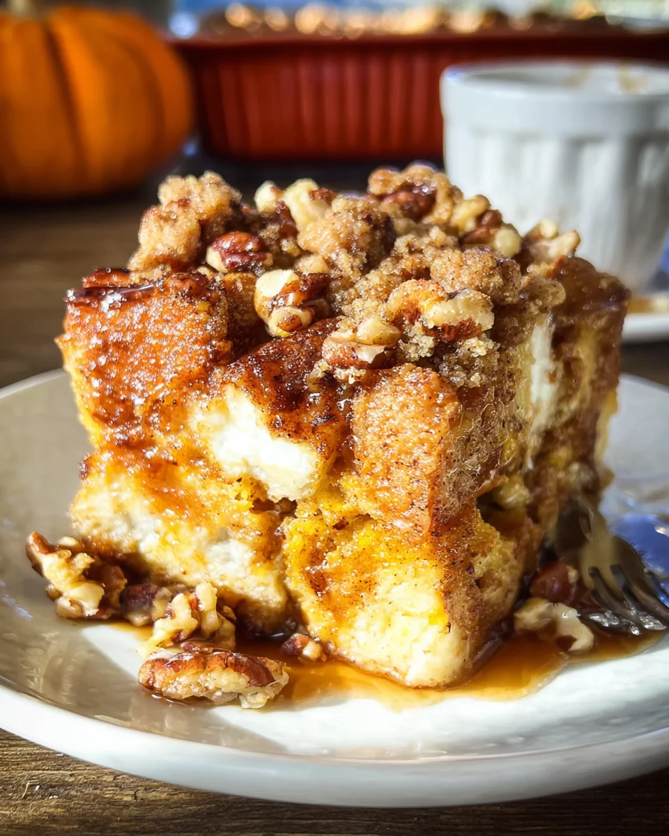 Pumpkin French Toast Casserole 21 Pumpkin