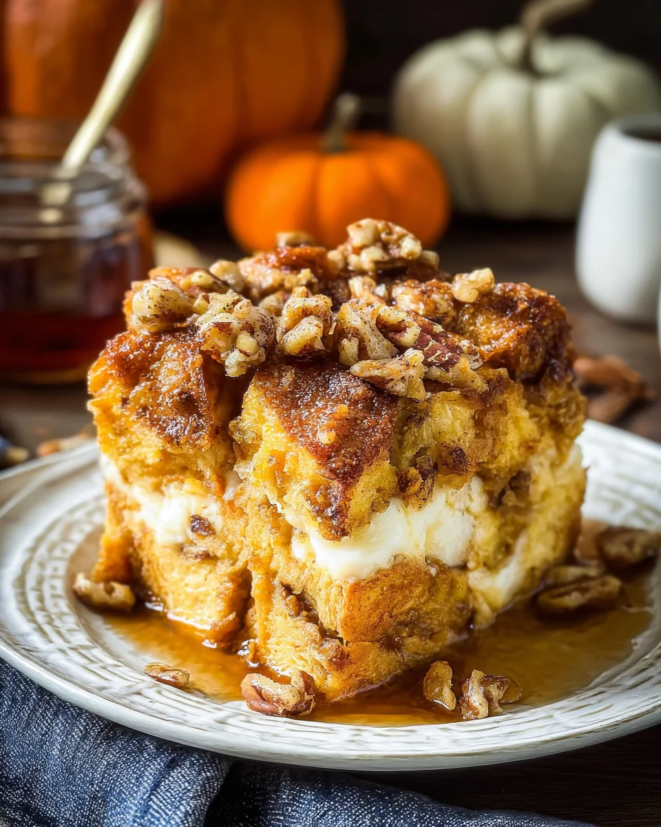 Pumpkin French Toast Casserole 22 Pumpkin