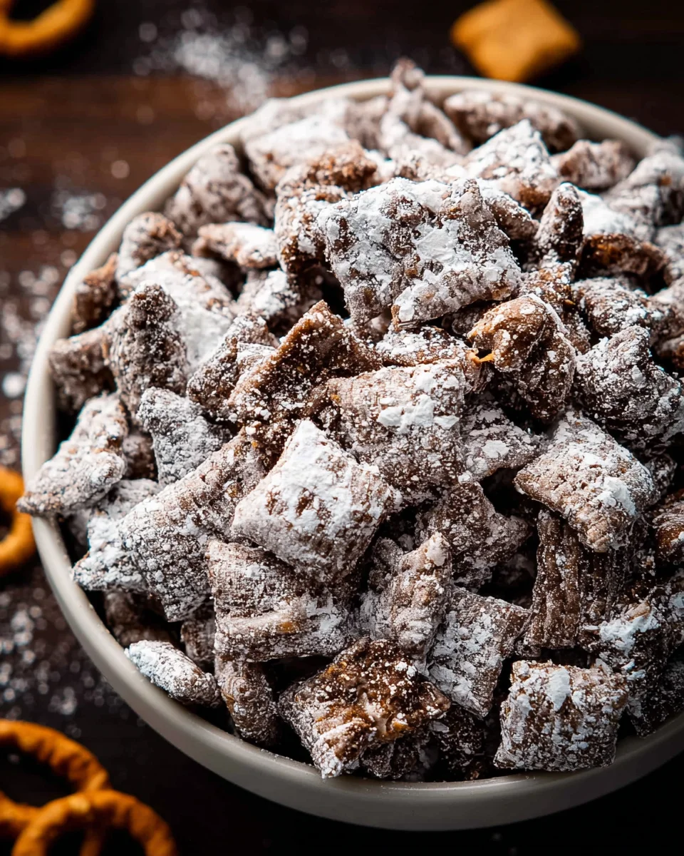 Puppy Chow Recipe (Muddy Buddies) 14 Puppy