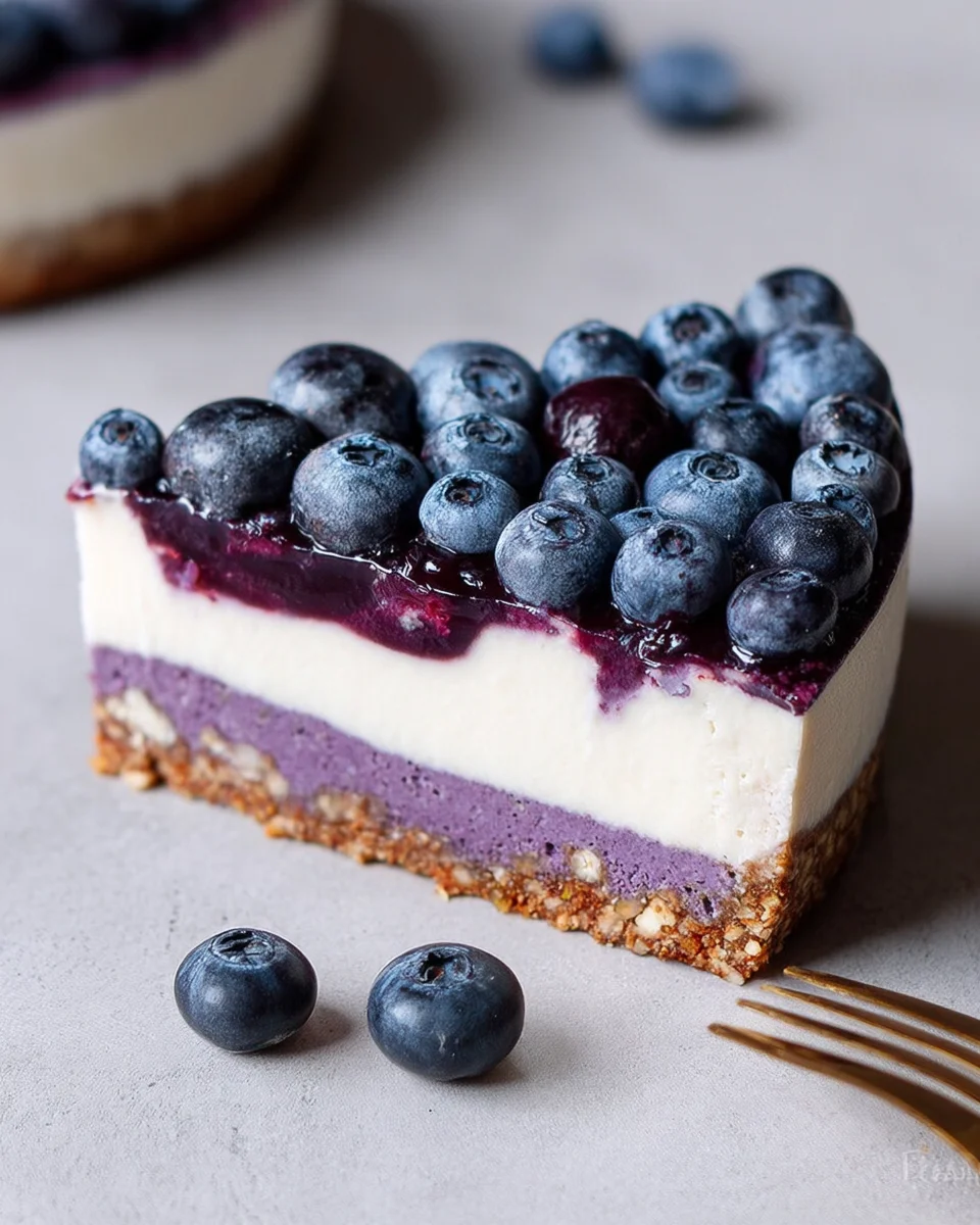 Raw Vegan Blueberry Cheesecake 22 Raw