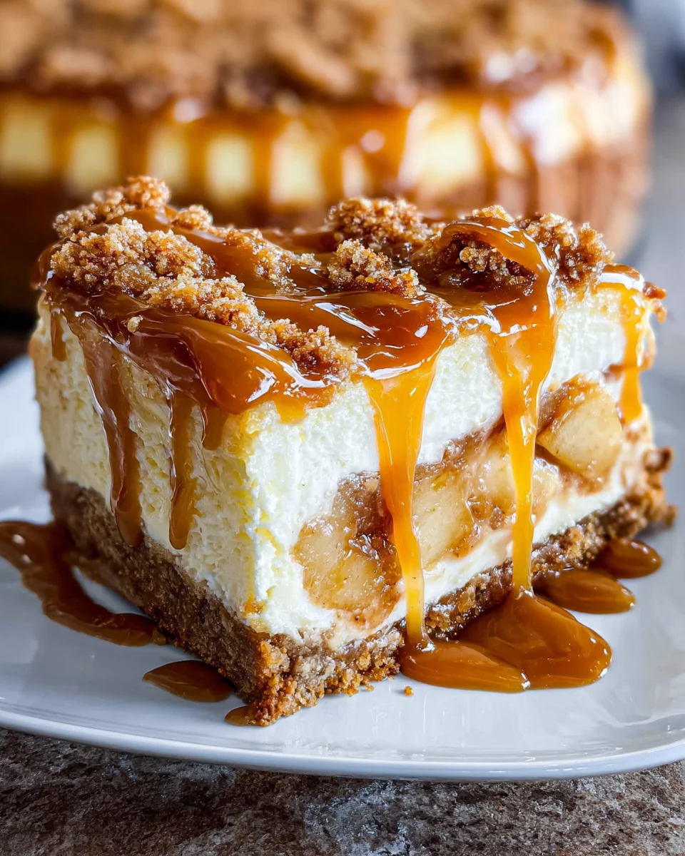 Salted Caramel Apple Pie Cheesecake 20 Salted Caramel Apple Pie Cheesecake