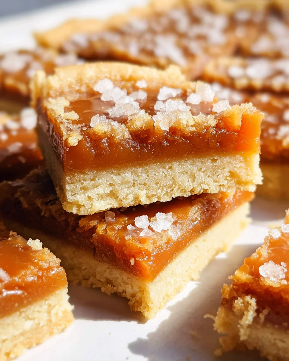 Salted Caramel Butter Bars 20 Salted Caramel Butter Bars
