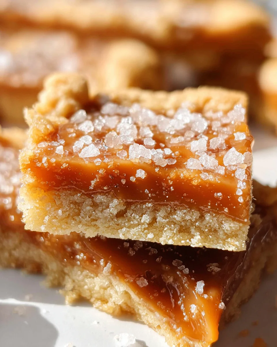 Salted Caramel Butter Bars 17 Salted