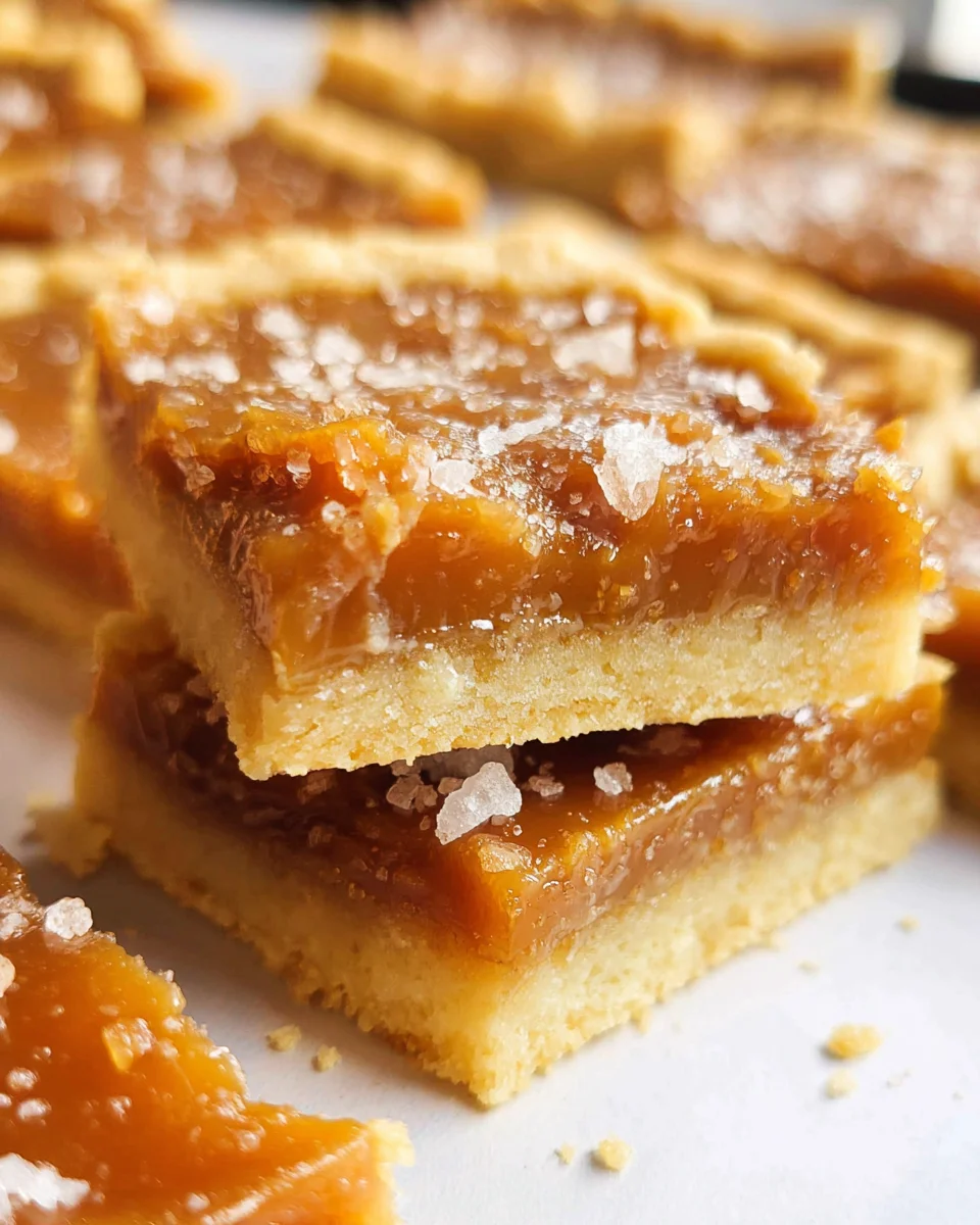 Salted Caramel Butter Bars 18 Salted