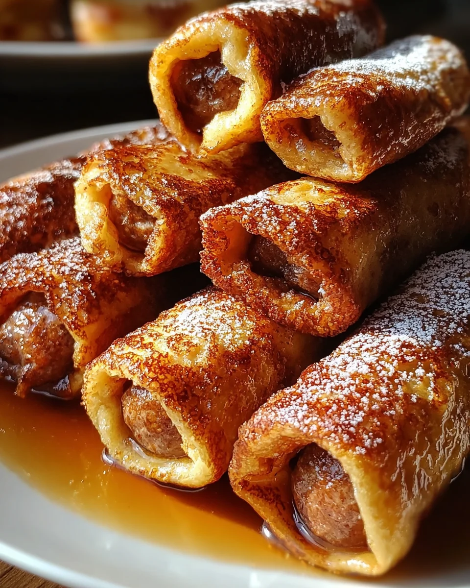 Sausage French Toast Roll-Ups Recipe 21 Sausage