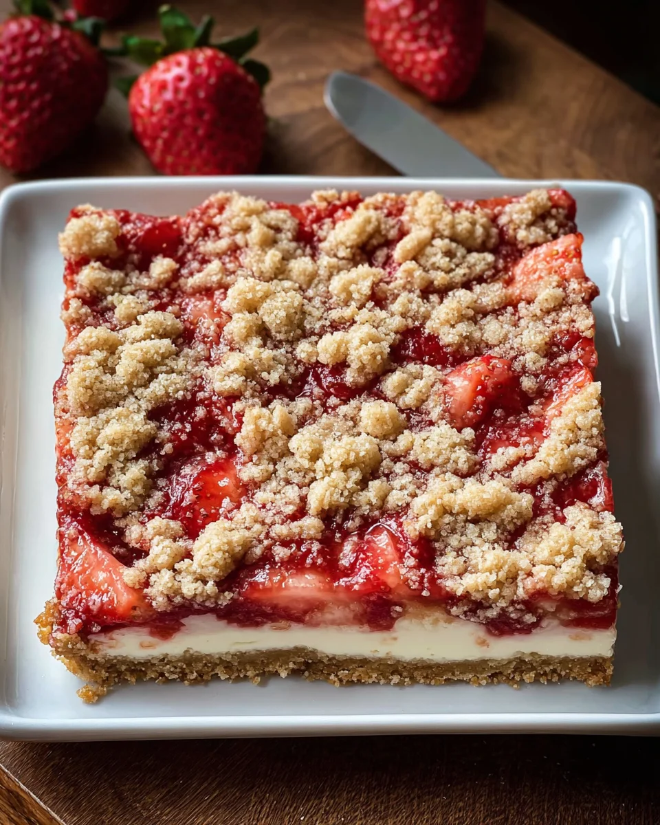 Strawberry Cheesecake Bars 37 Strawberry Cheesecake Bars