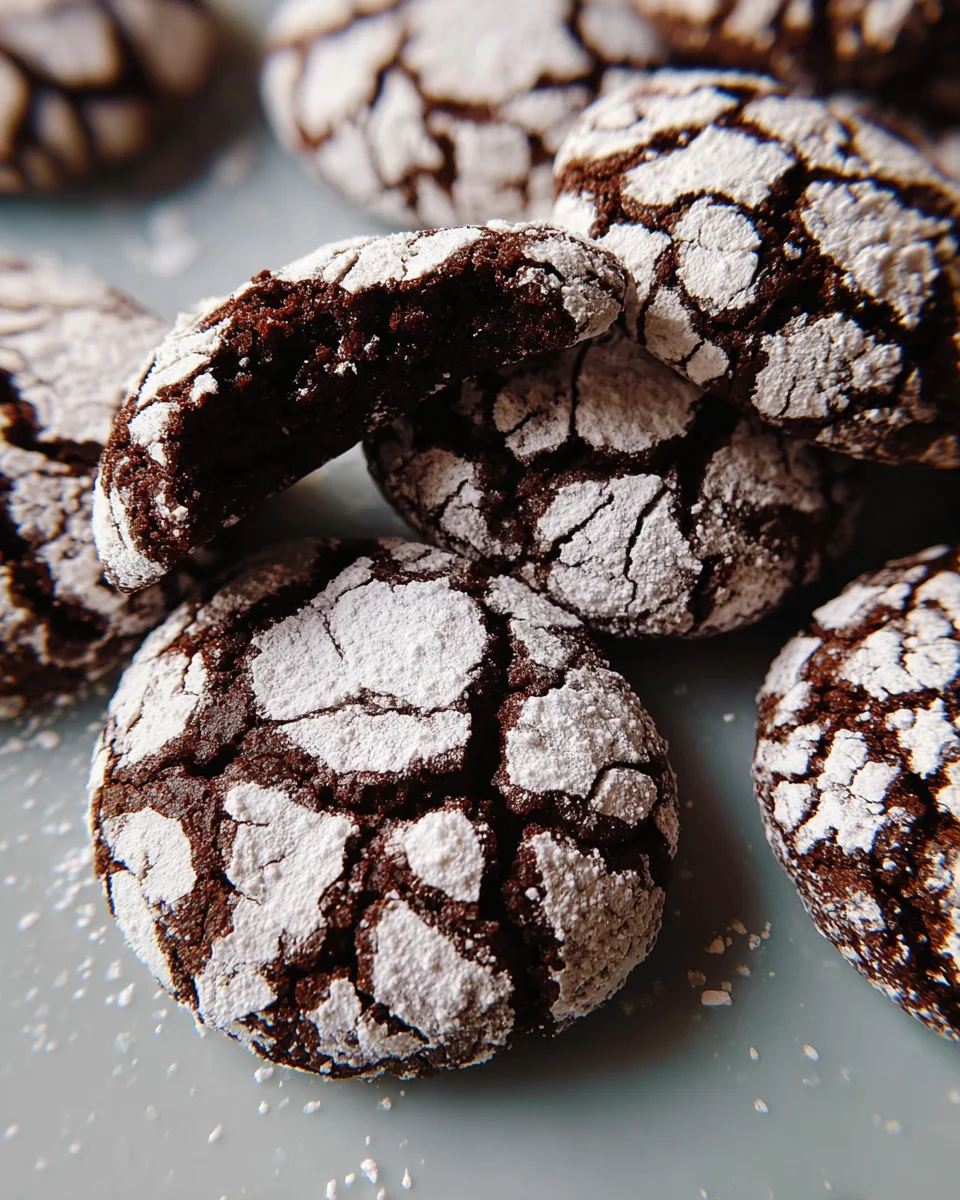 The BEST Chocolate Crinkle Cookies Recipe 25 The
