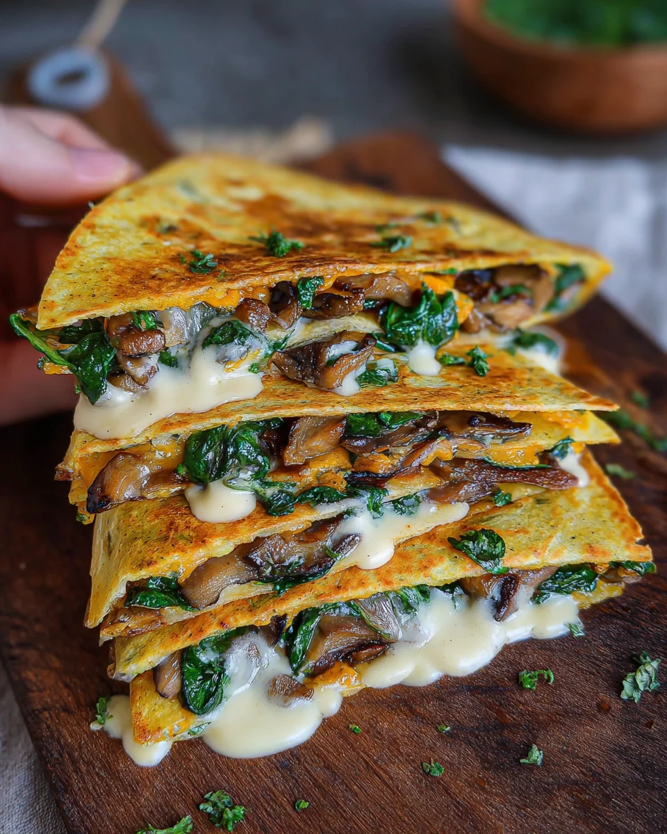 Vegan Spinach Quesadillas 26 Vegan Spinach Quesadillas