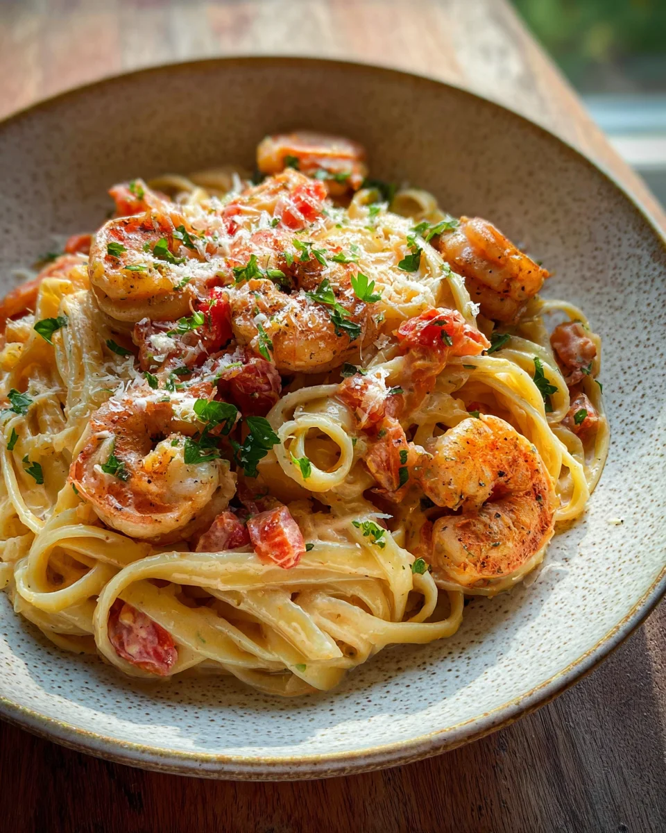 Creamy Cajun Shrimp pasta 21 Creamy