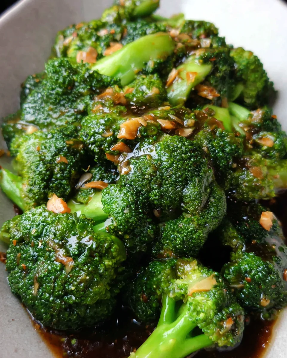 Easy 10-min. Chinese Broccoli with Garlic Sauce