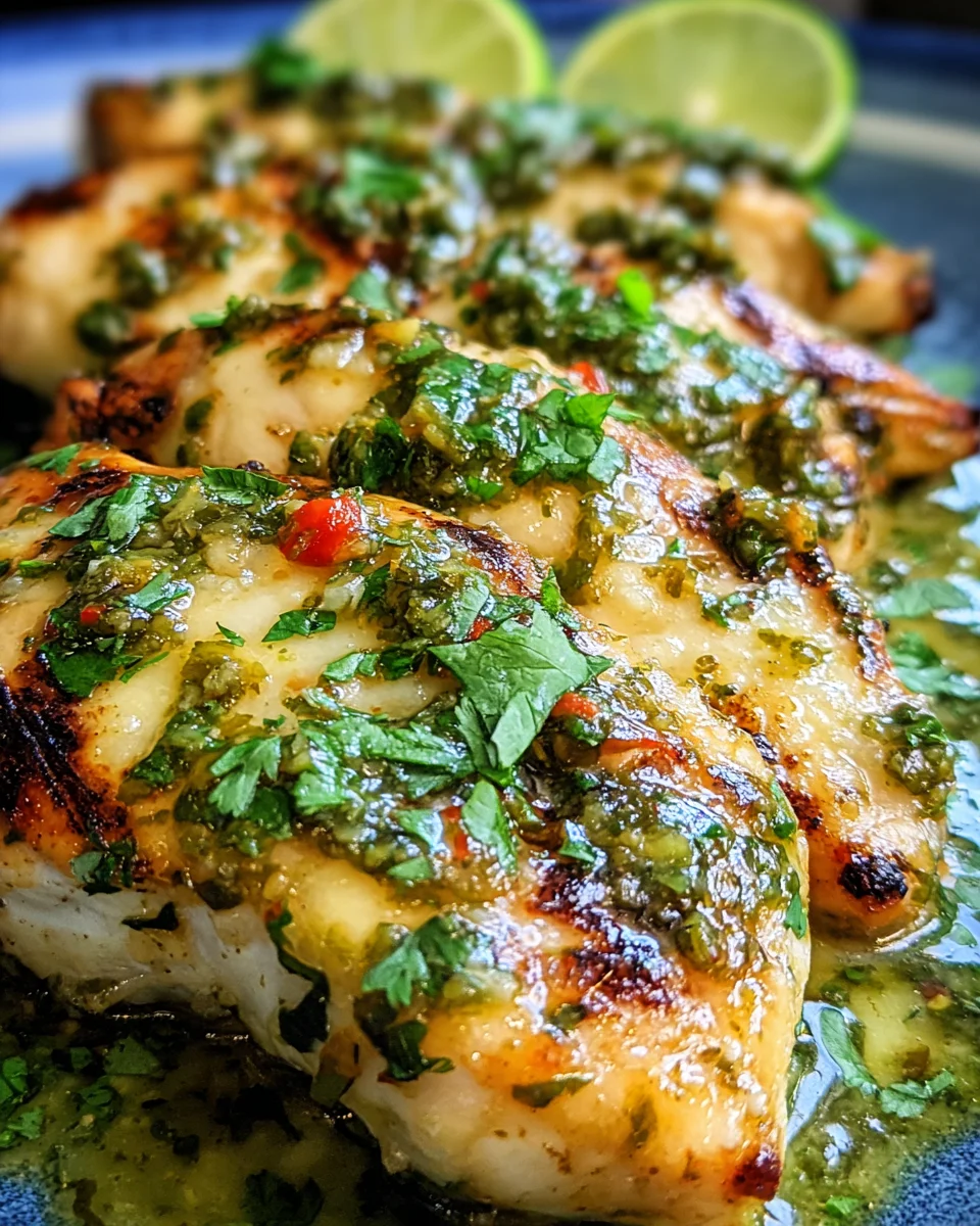 Grilled Salsa Verde Pepper Jack Chicken
