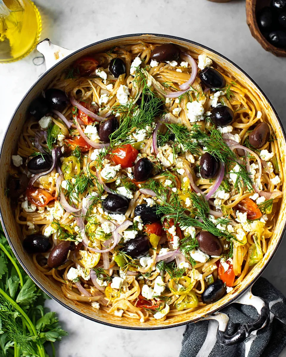 Mediterranean One Pot Pasta 23 Mediterranean One Pot Pasta