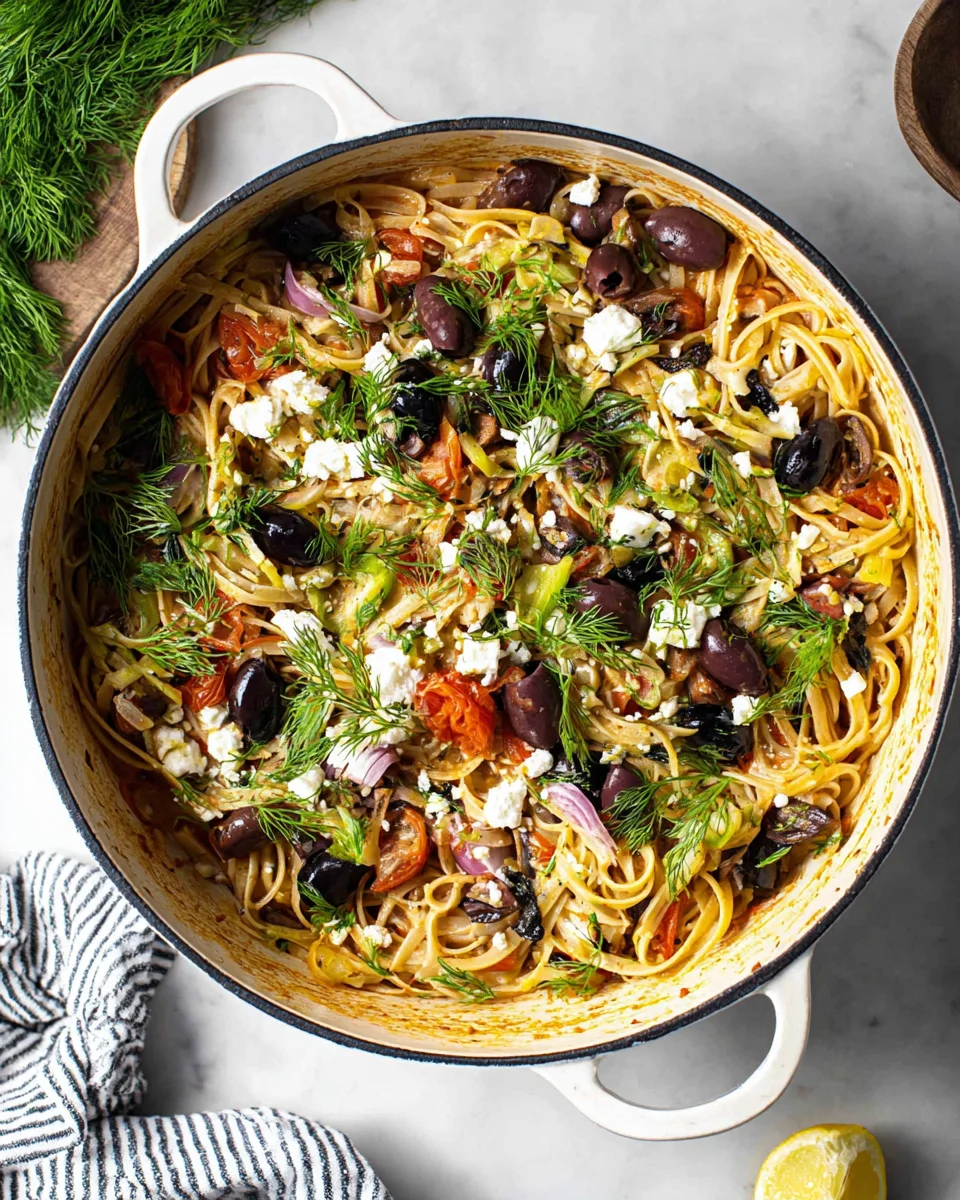 Mediterranean One Pot Pasta 20 Mediterranean